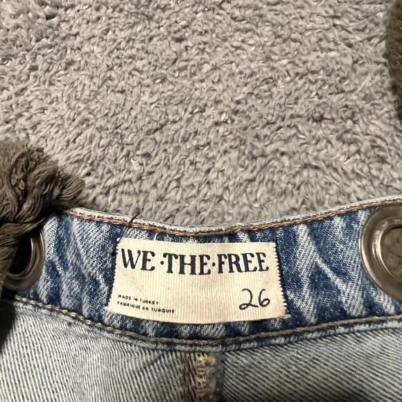 Free People Moxie Barrel Jeans Patchwork size 26 - Picture 5 of 10